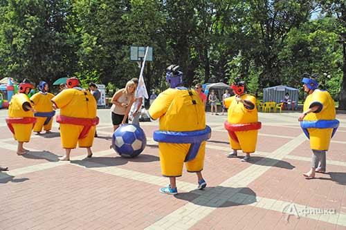 Спортивная ярмарка в белгородском Парке Победы