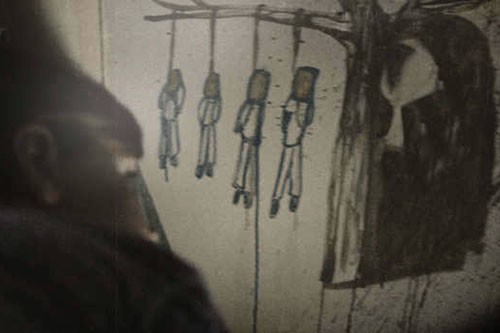 Кадр из фильма ужасов «Синистер»