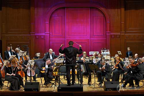 Концерт «Терем-квартета» и симфонического оркестра БГФ в Большом зале Белгородской филармонии
