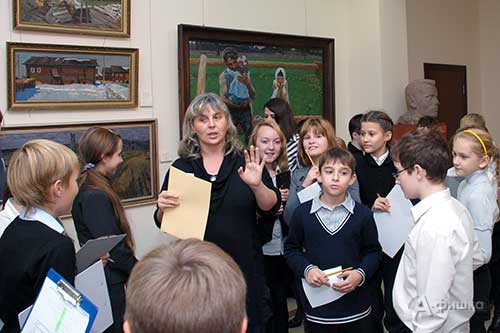 Урок-экскурсия о творчестве братьев Ткачёвых в Белгородском художественном музее