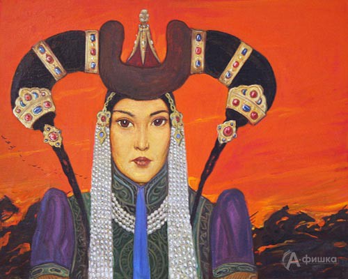 Илья Глазунов «Монгольская девушка»