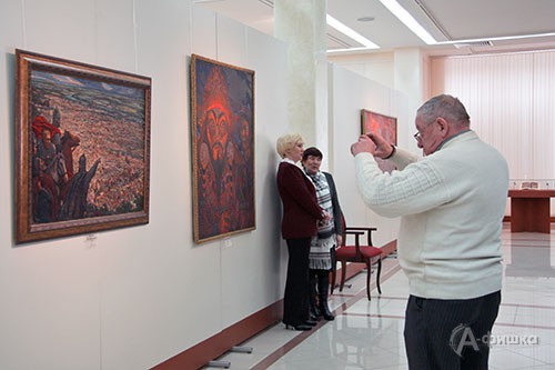 Открытие выставки «Илья Глазунов. Поле Куликово» в Белгородском художественном музее