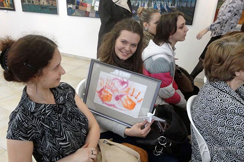Первый покапатель на благотворительном аукционе «Подари улыбку детям» в Белгороде 