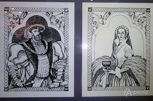 Выставка иллюстраций Марьям Садердиновой в Пушкинской библиотеке-музее
