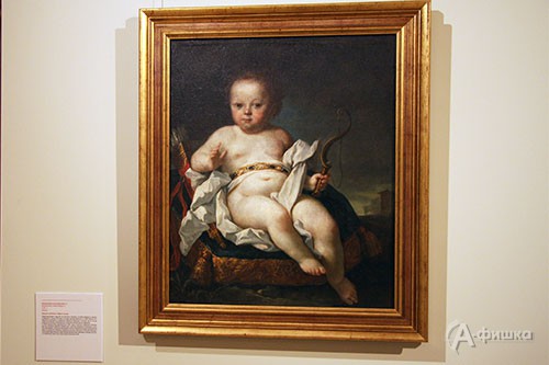 Портрет ребёнка в образе Амура в живописной работе венецианской художницы Марианны Карлеварис