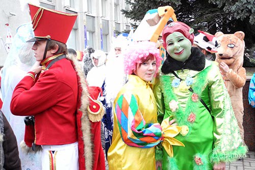 XII Парад Дедов Морозов прошёл в Белгороде 21 декабря