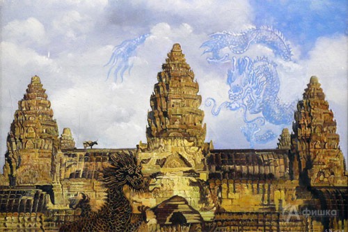 Никас Сафронов «Сон о буддистских драконах после посещения острова Явы», 2009 г.