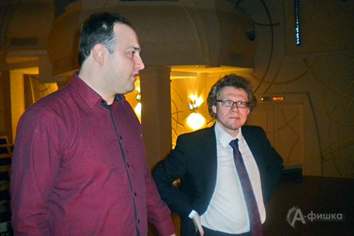 Встреча двух органистов в Белгороде: Тарас Багинец (Екатеринбург) и Кристиан Иван (Грац, Австрия)