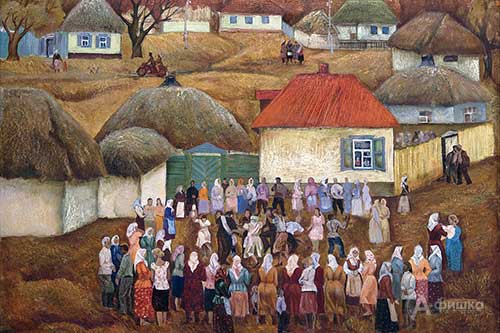 И. Чернышёв. «Свадьба» (1971 г.) Картина хранится в фондах БГХМ