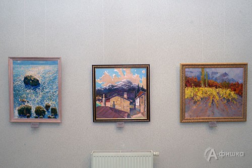 12 января открылась первая в Белгородском государственном художественном музее персональная выставка Григория Новикова «Солнце. Море. Горы»