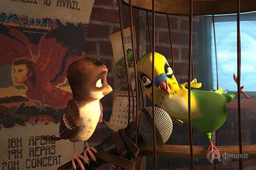 Кадр из мультфильма «Трио в перьях»