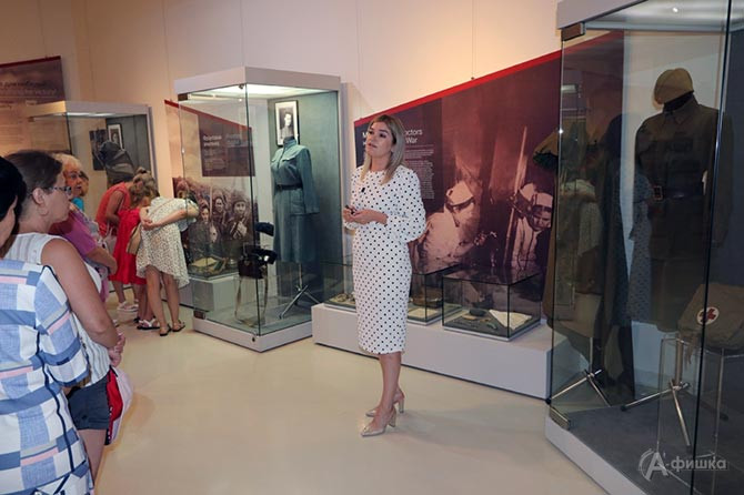 Церемония открытия выставки «Женщины на войне» в музее «Третье ратное поле России»